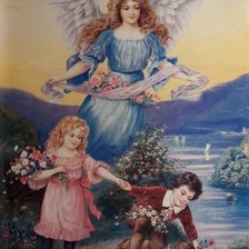 Схема вышивки «дети»