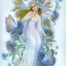 Схема вышивки «девушка»