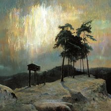 Схема вышивки «Северное сияние»