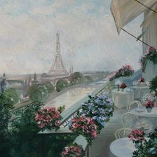 Схема вышивки «Вечер в Париже»