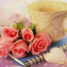 Схема вышивки «розы»