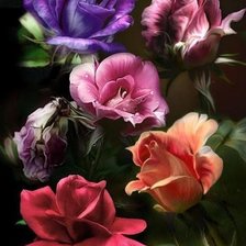 Схема вышивки «Розочки»