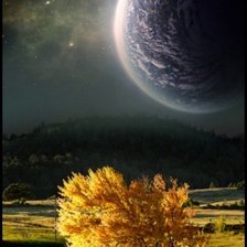 Схема вышивки «Космос»