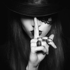 Схема вышивки «девушка»