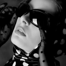 Схема вышивки «девушка»