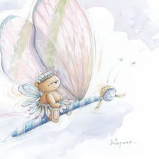 Схема вышивки «мишка»