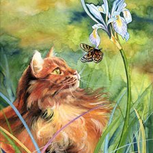 Схема вышивки «Серия "Кошки"»