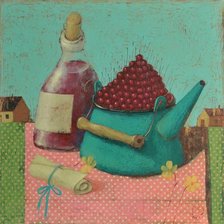 Схема вышивки «Вишневое варенье»