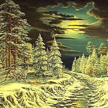 Схема вышивки «Лунный рассвет»