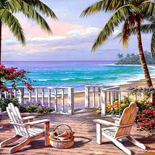 Схема вышивки «Тропический рай»