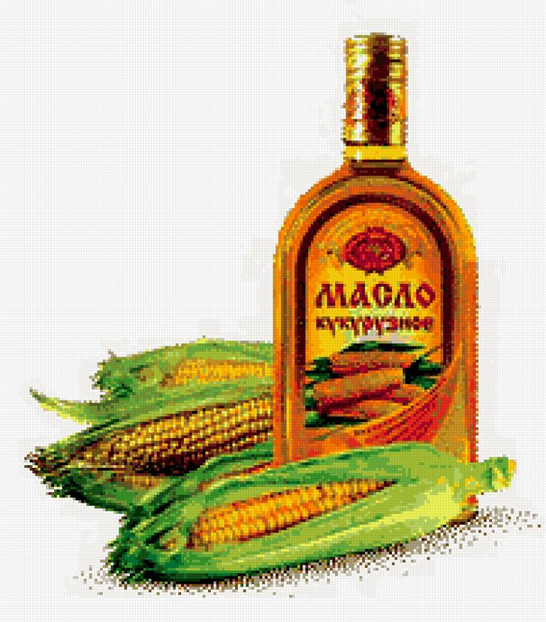 для кухни - для кухни, кукуруза, масло, натюрмотр, панно - предпросмотр