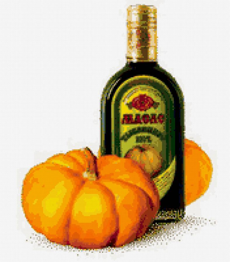 для кухни - тыква, масло, натюрмотр, панно, для кухни - предпросмотр