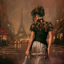 Схема вышивки «париж»