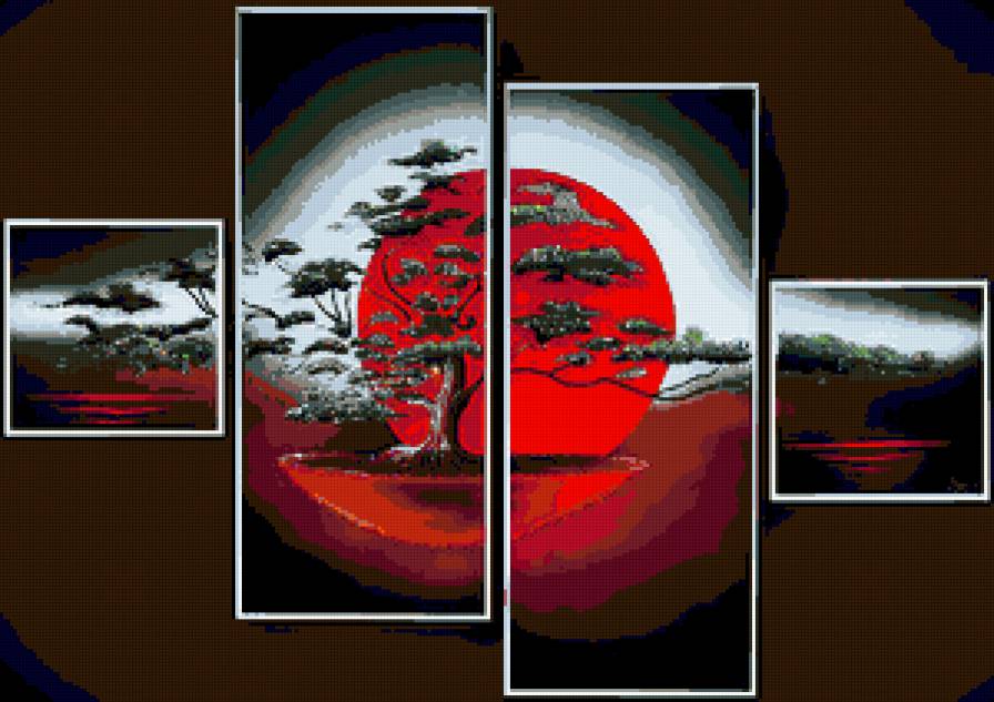 Триптих Восток - предпросмотр