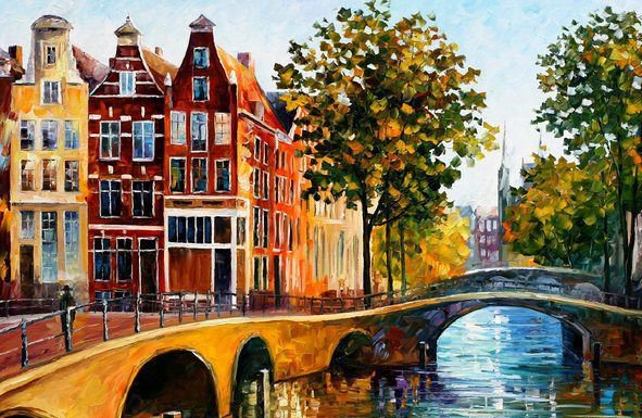 городской пейзаж - оригинал