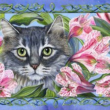 Схема вышивки «Серия "Кошки"»