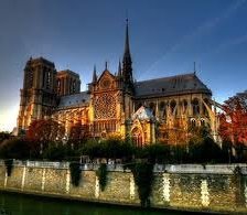 Схема вышивки «Собор Парижской Богоматери»