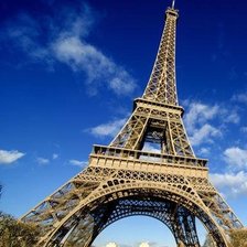 Схема вышивки «Эйфелева башня»