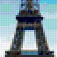 Предпросмотр схемы вышивки «Эйфелева башня» (№395119)