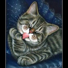 Схема вышивки «Кошки И. Гармошовой»