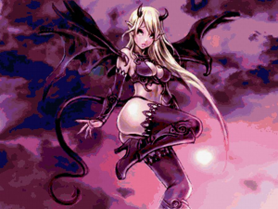 демонесса - аниме, демон - предпросмотр