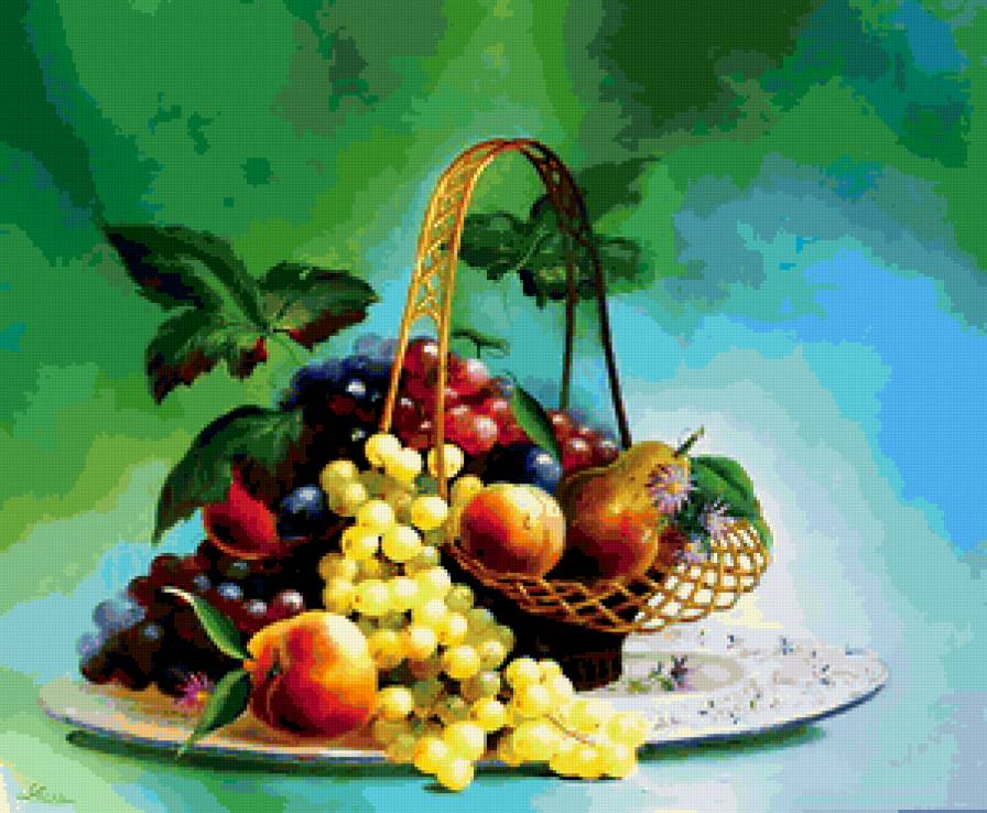 Натюрморты  Ludivine Corominas - фрукты, живопись, натюрморт - предпросмотр