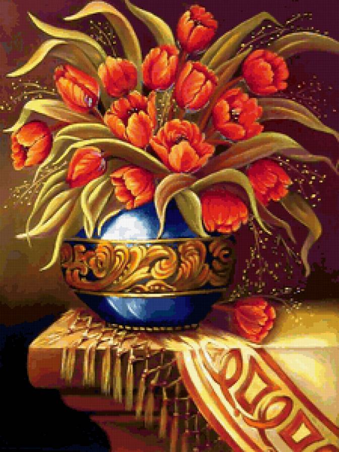 Букет тюльпанов - cveti - предпросмотр