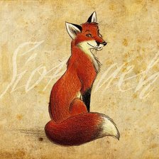 Схема вышивки «Рыжая красотка»