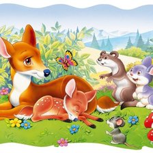 Схема вышивки «bambi»