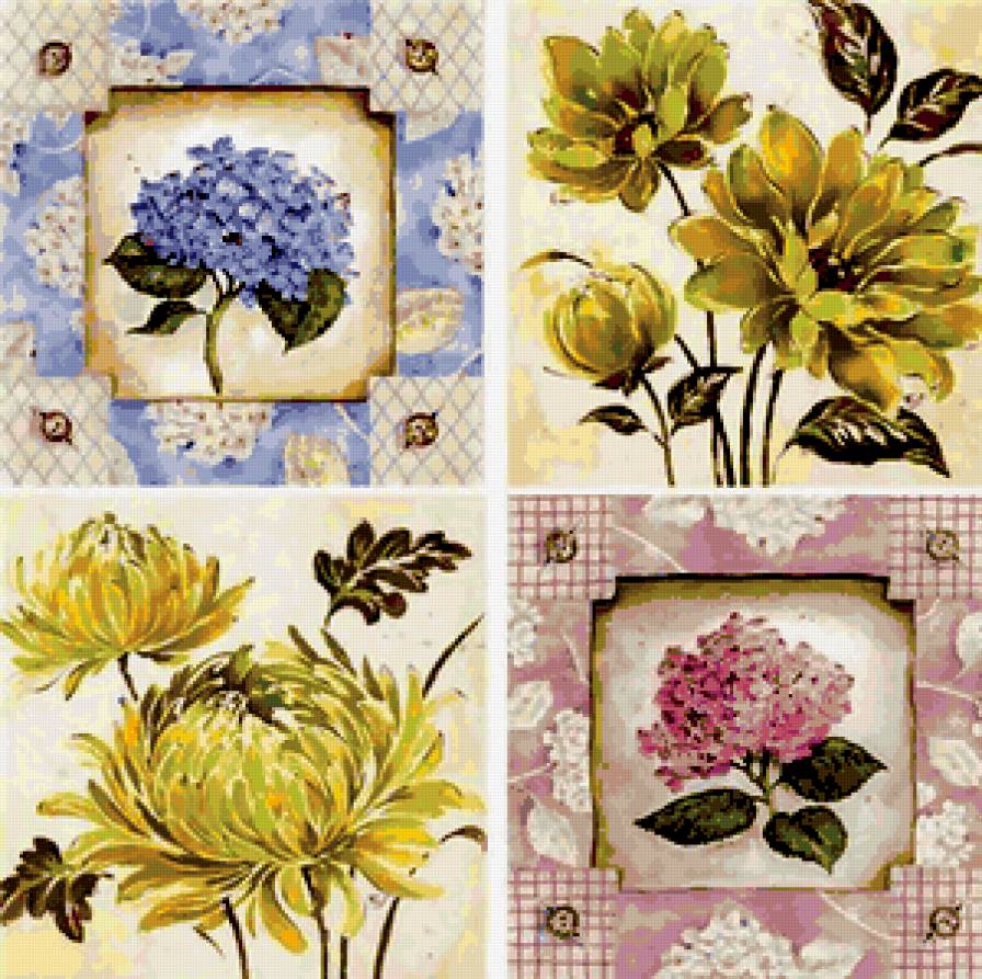 цветочное панно - предпросмотр