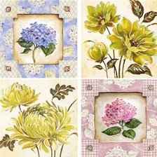 цветочное панно