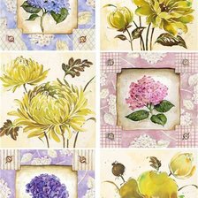 Схема вышивки «цветочное панно»