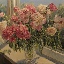 Букет пионов