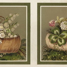 Схема вышивки «Триптих Цветы 1»