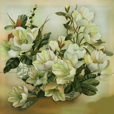 Нптюрморт в салатовых тонах