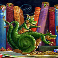 Схема вышивки «драконы»