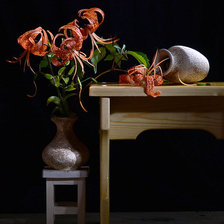 Схема вышивки «лилии»