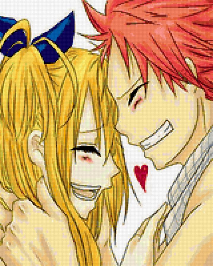 Нацу и Люси - аниме, налю, хвост феи - предпросмотр