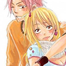 Схема вышивки «Нацу и Люси»