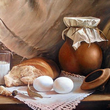 Схема вышивки «завтрак»