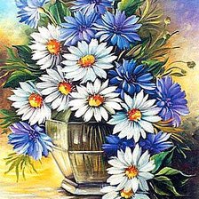 Схема вышивки «Полевые цветы»