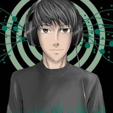 Схема вышивки «Парень»