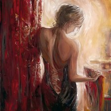 Схема вышивки «Незнакомка»