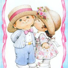 первый поцелуй