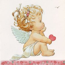 Схема вышивки «милый ангелок»