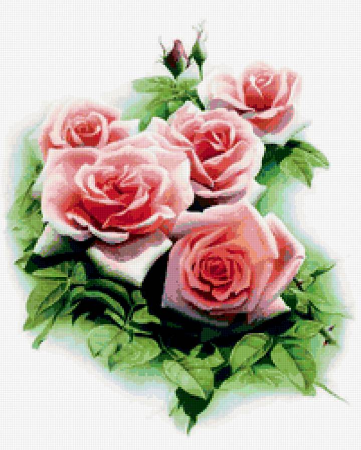 №396988 - подушка, розы, цветы - предпросмотр