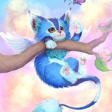 Схема вышивки «Охота на бабочку»