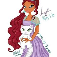 Схема вышивки «Лейла»