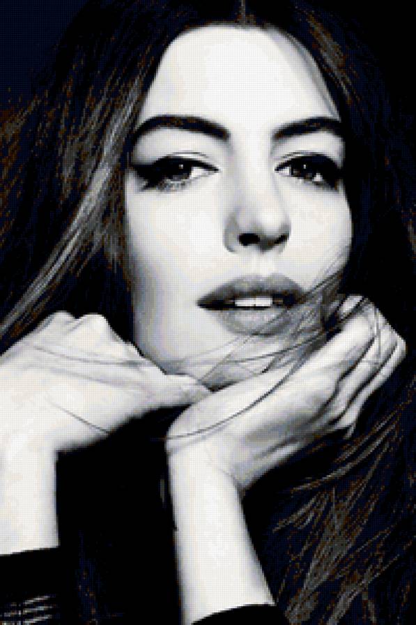 Энн Хэтуэй - портрет, энн хэтуэй, актриса, женщина, женщина кошка, знаменитость - предпросмотр