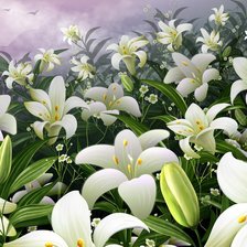 Схема вышивки «мечта цветовода»